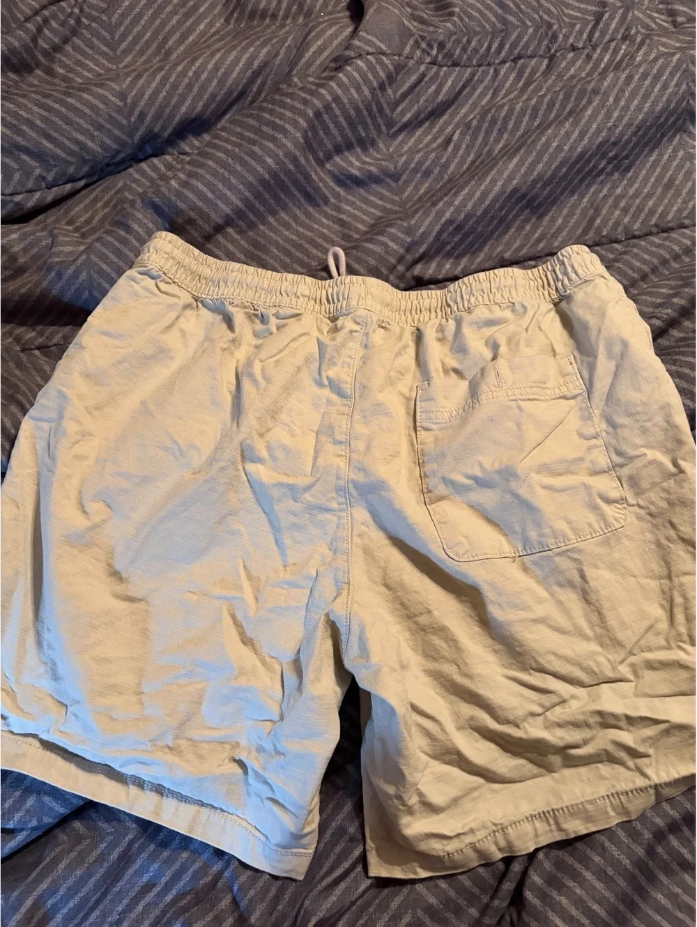 George Men's Beige Cotton Blend Casual Shorts Size Large 36-38